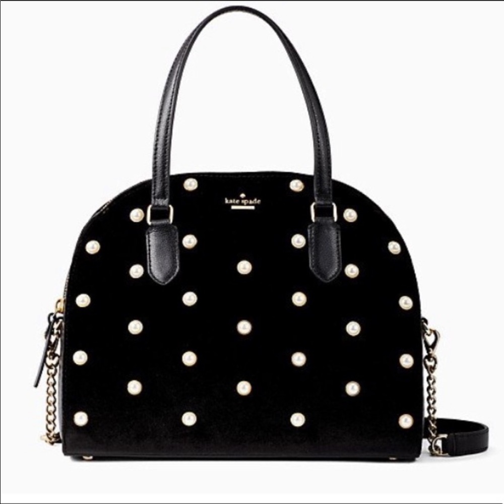 Kate Spade Laurel Way Velvet Handbag